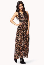 vestido animal print